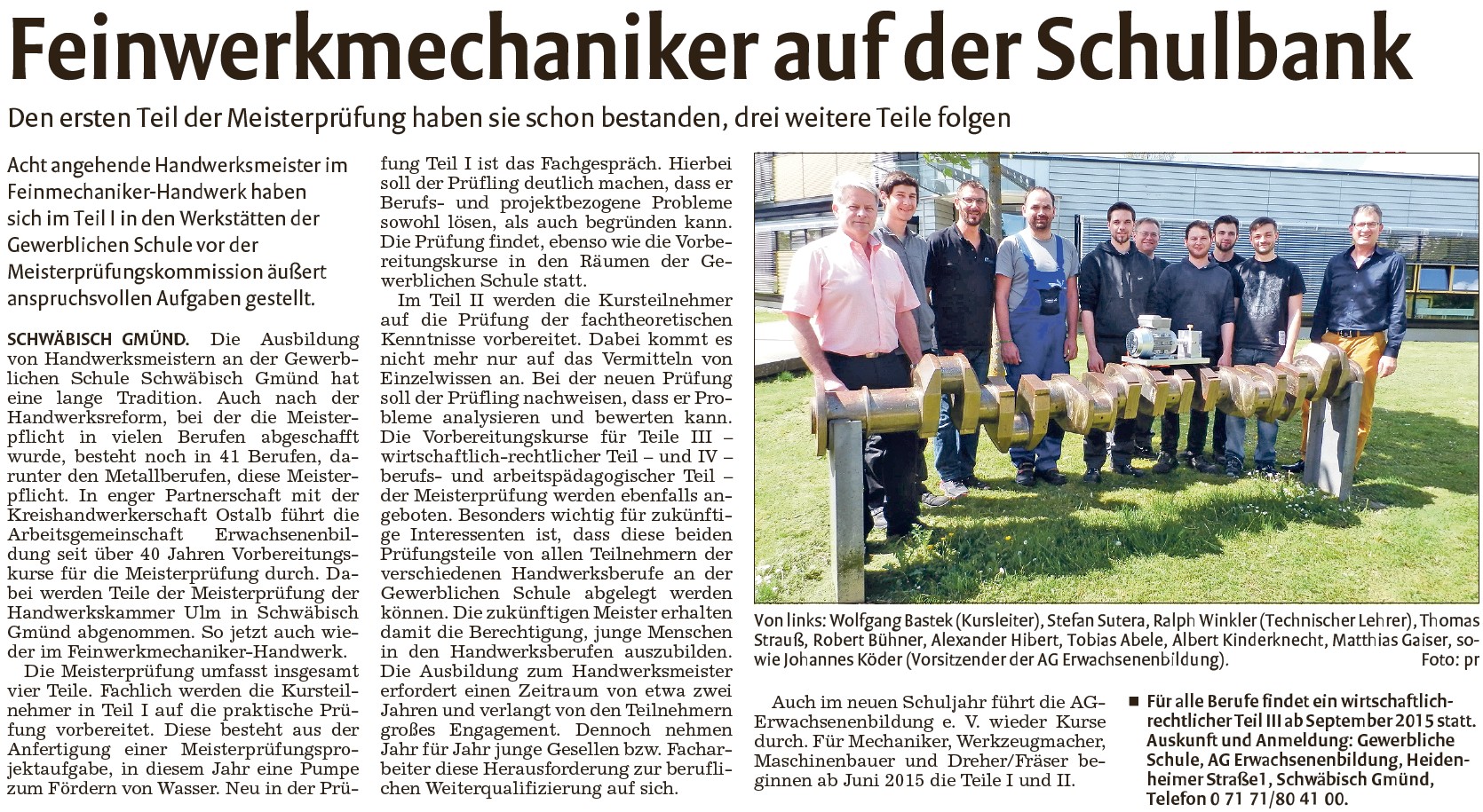 Remszeitung MK 2015 Teil 1 und 2