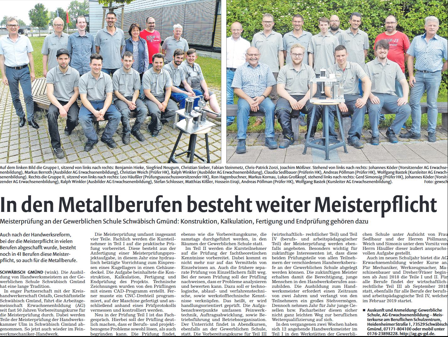 Remszeitung MK 2018 Teil 1 und 2